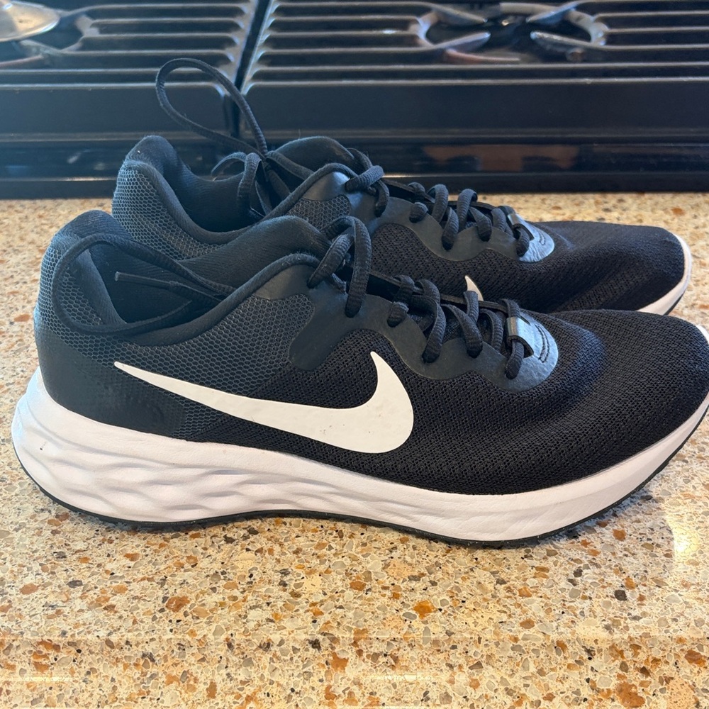 Nike Black and White Athletic Shoes